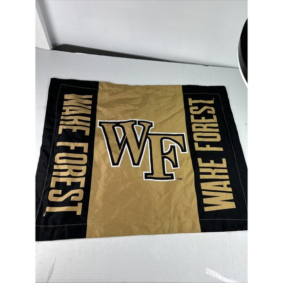 Other - Wake Forest Pillow Case Black‎ & Gold